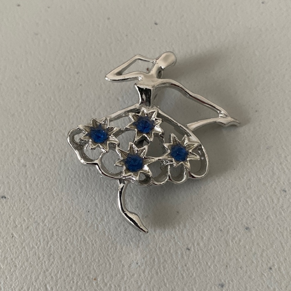 Vintage Ballerina Brooch
